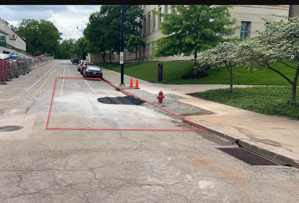 Tech Street Basin Replacement Construction Area 7.23_7.24